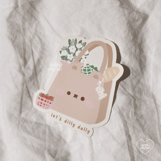 dilly dally - vinyl sticker