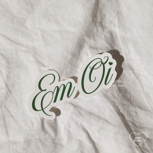 em oi - vinyl sticker